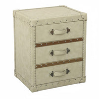 2-Drawer End Table Retro Design Bedroom Furniture Multiple Storage alternatives