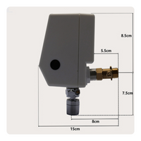 Infrared sensor auto faucet
