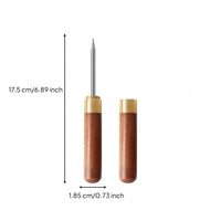 Wooden Tea Needle Wood Handle Tea Pick with Cap Easy to Carry