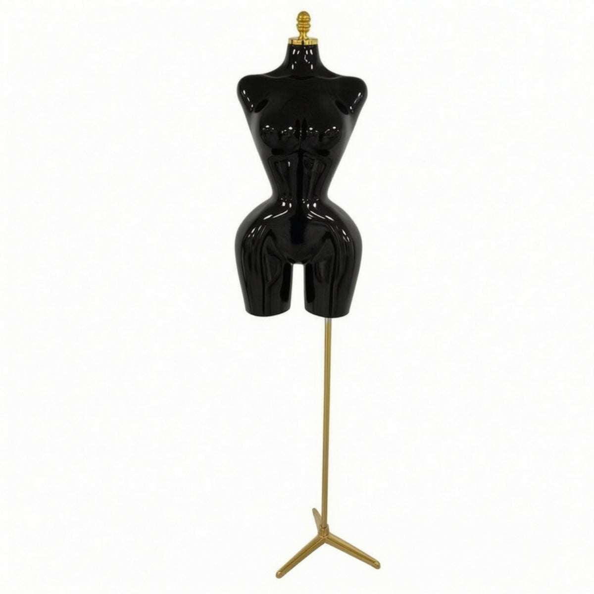 Mannequin Torso with Stand Sturdy Dress Form with Base Portable Manikin for Boutiques