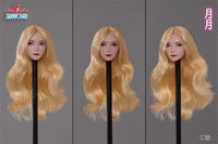 现货Z6TOYS ZC016 1/6 亚洲可动眼美女头雕 月月 共6款