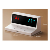 OLED Display Card Game Scorekeeper USB-C Charging Electronic Scorekeeper Rechargeable Tabletop Scoreboard White