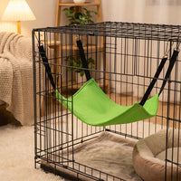 Cat Hammock Style Hanging Cat Bed with Metal Hooks, Breathable Material Indoor Cat Cage Hammock for Kittens, Single Cooling Hammock Hanging Place