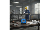 Digital Impeller Stream Meter with Digital Screen Display Threaded Liquid Stream Meter Compact for Technicians