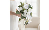 Cascading Bridal Bouquet Artificial Bridal Bouquet Artificial Flowers for Brides, Weddings, Photo Shoots