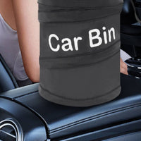 Portable Car Trash Bin Open-Top Vehicle Organizer