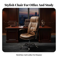 Highspine Reclining Chair with Footrest Height Adjustable Computer Seat Support sturdy Duty for Students, Study Room