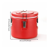 Food Container with Stainless Steel Inner Liner Thermal Soup Container with Lid Portable Soup Carrier for Catering