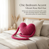 Heart Hug Pillow, Light Blue Crystal Super Soft Plush Toy