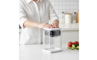 Press Chopper Multi Functional Food Chopper Slice Stainless Steel Dicing Attachments Food Crusher