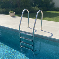 5-Step Pool Ladder Stainless Steel Pool Ladder with Handrails Resistant for Homeowners, Swimming Pools