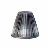 Pleated Textile Lampshade Decorative Floral Print Lampshade for DIY Enthusiasts