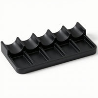 Paint Brush Holder with Wells Tabletop Organizer Rectangular for Studio, Desk