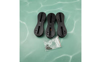 3 Pieces 8-Shaped Fin Slot Fin Plug Easy Installation Fusion Fins Plug Set Impact Resistant Tail Fins Slot for DIY Builders