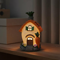 Carrot House Figurine Creative Design Solar Light House Radiance in the Dark