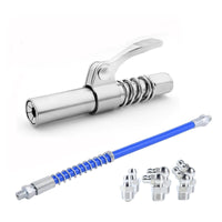 Quick-Release Locking Grease Coupler Heavy-Duty Locking Grease Coupler for Mechanics, Technicians