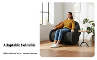 Foldable Design Folding Single Sofa Bed Multi-Functional Pull-expandable Single Bed Chair Space-Saving transformable Armchair Easy to Convert for Apartment Dwellers, College Students, Guests, Small areas, Guest Room, Bedroom, Home Office