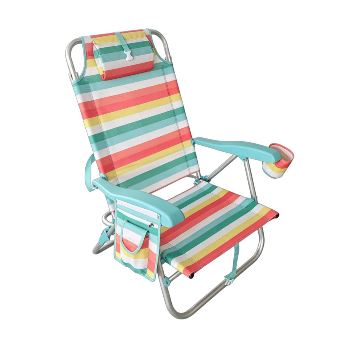 Foldable Outdoor Lounge Chair Reclining Recliner Adjustable Furniture for Camping