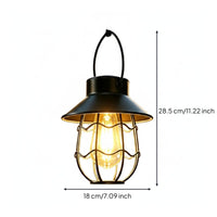 Wavy Openwork Lantern Uncovered Frame Outdoor Lighting Energy Saving