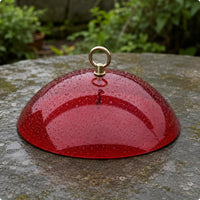 Bird Feeder Dome Plastic Dome Bird Feeder Cover Metal Loop and Hook for Outdoor