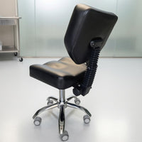 Upholstered Swivel Chair Five-Wheel Height-Adjustable Swivel Chair Stitched Seams