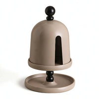 Double-Layer Tissue Box Countertop Tissue Box with Tray Retro-Inspired