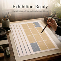 Four-Foot Wax-Dyed Inkjet Xuan Paper for Calligraphy and Painting Competitions