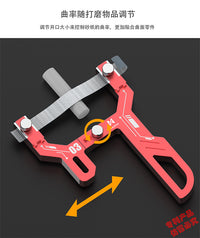 MAZHA曲面打磨器T0003 模型工具GK手持多功能弧形打磨器曲面砂纸