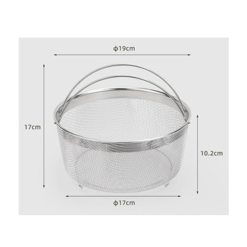 Stainless Steel Colander Easy to Clean Mesh Strainer Basket Long-Lasting