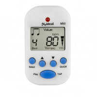 Digital Metronome Compact Attachable Metronome Indicator Light Rhythm for Instrument Practice