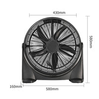 3-Speed Settings Freestanding Desk Fan Adjustable Tilt Tabletop Fan Button Control Household Appliance Wide Base
