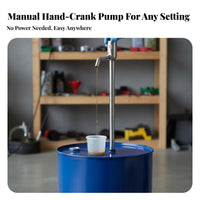 Hand-Crank Rotary Extractor Barrel Pump long-lasting Build