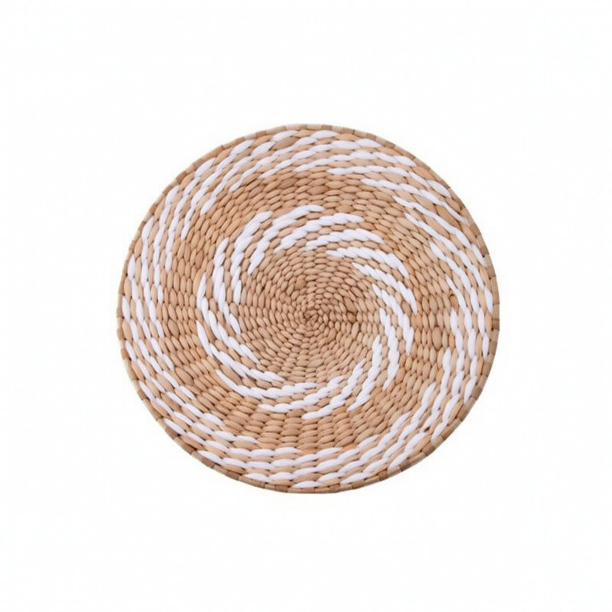 Woven Wall Hanging Spiral Woven Disc Round for Patio