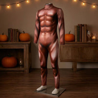 Printed Muscle Suit High Neck Muscle Bodysuit Adult Clothing for Cosplay