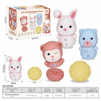 Soft Silicone Stacking Blocks for Baby Shape Recognition and Early Education DIY Toy