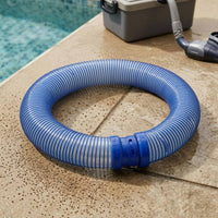 Vacuum Hose Plastic Fittings Corrugated Hose White and Blue