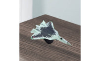 1/100 SU-57 Fighter Model with Stand Fighter Jet Model with Stand Paired-Jetpropulsion for Collectors, Bookshelf