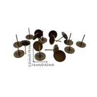Colored Push Pins, Flat Round Head Thumb Tacks, Decorative map Tacks for Office, Home, Corkboard