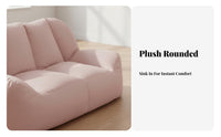 Nordic Design Oversized Bean Bag Sofa Space Saving Floor Seating for Apartment Dwellers, Adults, Bedroom, Lounging, Living Room, perusing corner