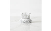 Crown-Shaped Band Box with Clear Lid Sparkling Band Box Lightweight Organizer Dust-Resistant for Proposals