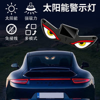 Wireless Solar Devil Eye Neon Light for Car Interior Decoration