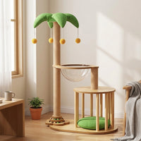 Climbing structure Indoor Activity Centre and Activity Center with Condo, Stable Density Board Indoor feline perch with Scratching Posts for Adult