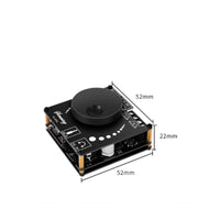 Short Circuit Protection DIY Speaker Amplifier Module Low Noise Bluetooth Amplifier Board APP Control 2 Channel Stereo Amp Board for Hobbyists