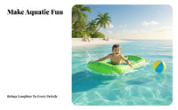 Long-Lasting Inflatable Surfboard Easy to Inflate Inflatable Wave-Riding Board Bright Colorful Design for Beginners, Beach