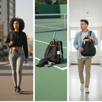 Sporty Racket Backpack Organized Tennis Bag Lightweight Sports Pack Handsunrestricted for Practice