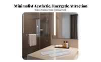 Portable Rinse container Case Breathable 2-Part Toothbrush trip container Lightweight