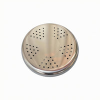Round Stainless Steel Stool Seat Easy to Clean Polished Metal Stool Top