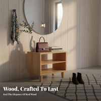 Hall Tree with Bench and Shoe Storage 3-in-1 Design Hall Tree with Shoe Storage