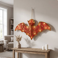 Glittery Nocturnal Flyer Decoration | shiny, Hanging nocturnal flyer, for Halloween