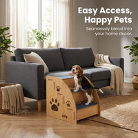 Pet Small Dogs, 40cm Height Dog Steps for Sofa Access, Density Board Construction, Non-Slip Carpeted - Image 9
